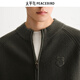 PEACEBIRD Men's Casual Sweater 2025 Autumn New Charcoal Cotton Men's Fitted Wool Cardigan Casual Sweater Brown First Batch XL