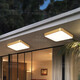 
Heart mirror full copper outdoor ceiling light villa ultra-thin entrance door light corridor aisle balcony light terrace mosquito-proof courtyard light X3893-400*600/rectangular