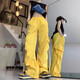 
Multi-pocket casual ice silk work pants for men and women neutral summer outdoor trousers trendy couple casual pants KXW 687 black [ice silk work pants] S [80-90Jin [Jin equals 0.5 kg]]