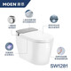 摩恩（MOEN）2025新款智能马桶妇洗臀洗SW1289双水路即热一体坐便器SW1281 SW1 智能马桶 SW1281D无遥控器 400mm
