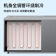 Nixue Freezer Commercial Household Freezer Horizontal Large Capacity Full Freezer Display Cabinet Refrigerated Freezer Large Freezer 688 Dual Temperature Copper Tube-Xingyao Gray Expanded Version Level 1 Energy Consumption