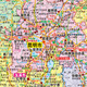NOUVELLE MATE DE PROVINCE DE NOUVEAU YUNNAN Version papier Stickers Wall 1068 * 749 mm Région politique Traffic Geography Carte
