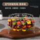 Air fryer barbecue rack grill 36 skewers vertical stainless steel air fryer 304 grill special round barbecue 24 grill skewers single grill skewers