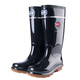 
3531 new men's high tube rain boots 1903 black anti-acid and alkali labor protection high-top rain boots three-proof rubber shoes protective water shoes black 43