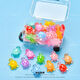 Süße super mini leuchtende kleine Schildkröte Cartoon Luminöses kleines Ornament Small Animal Doll Spielzeug Kinder kleines Geschenk 1,1 cm Super Mini 300 Geschenke für Kleinwagen