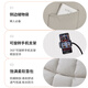 Gujia Home Leather Massage Sofa Living Room Single Sofa Lazy Sofa Rocking Chair Bedroom Study Home Small Massage Chair Cloud Chair PTDK819FY-J