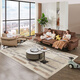 Zhihuashi [Style de magasin hors ligne] Zhihuashi première classe italien minimaliste en cuir électrique 0 Sofa mural 13010 Quatre sièges et quatre électriques - blanc [12157 une table et quatre chaises] Livraison de priorité (voir le service client pour plus de détails)