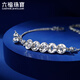 Lukfook Jewelry Platinum 950 Qianduoduo Gourd Copper Coin Platinum Bracelet Gift Price F63P0041DS 9.75g (including labor cost 1053 yuan)