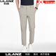 Lilang Herren Neun-Punkte-Hosen 2025 Sommer dünne Stretch Slim Fit 9-Punkte-Hosen ohne bügeln Geschäfte Casual Hosen 9918 Grau 32