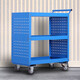 Jingxinda Factory Workshop Tool Trolley Mobile Auto Repair Hardware Tool Trolley Multifunctional Tool Storage Parts Trolley Tool Trolley (Blue)