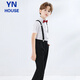 YinuOfang's Ni para la ropa del 1 de junio de junio Biños de la escuela del uniforme del uniforme del uniforme los altas del uniformes de la manga corta Tamaño 140