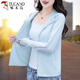 啄木鸟冰丝防晒衣女夏季薄款透气百搭防晒服2025新款轻薄 浅灰 L (95-105斤)