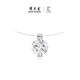Chow Tai Sang*DC I will have you for the rest of my life Mermaid Tears Necklace Sterling Silver Necklace Birthday Gift for Girlfriends Mermaid Tears Necklace