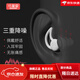 Shark fin sound insulation earbuds super endorsement ultra noise reduction and snoring and noise prevention Simple-gray 9901-2 pairing (eye mask + storage box)
