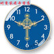 Clcey Creative Cross Wanduhr Wohnzimmer Schlafzimmer Wand hängende Stumm