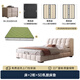 Disney Puff Bed Crème Cat Tissu en toison 1,8m 2m Double Cloud Bed Simple Rangement lit Maître Master 671 # lit + 2 armoire + 5D matelas en latex 1,5 * Cadre de 2,0 m [Board de lit entièrement silencieux entièrement silencieux]