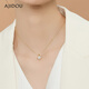 AJIDOU Ajidou necklace women's 925 silver fashionable freshwater pearl clavicle chain simple and gentle with gift box birthday gift to girlfriend