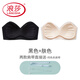 Langsha (Langsha) trägerloses Mutterschaftsfoto Invisible Unterwäsche für Schwangerschaftsbrust-Anti-S-Gurt-Unslip-Bra Schwarz+ ​​Hautfarbe ++ Blau S 80-100Jin [Jin ist 0,5 kg]
