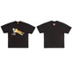 Lee Kids Japanische amerikanische trendige Marke Human Dragon Jahr Limited Kurzärmelige Männer Paar Sommer Cartoon Tier T-Shirt Frauen Top 3892 Black M