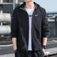 Nike (Nike) Sports Suit Men's 25 Spring New Casual Running Training Woven Chaqueta Top pantalones sueltos Conjunto de 2 piezas Tocante negro + pantalones tejidos negros Traje de secado rápido S/165 [Peso recomendado 90-110Jin [Jin equivale a 0.5 kg]]