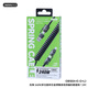 NOUVEAU Câble de données à ressort à ressort à ressort tressé à recharge rapide 240W Ruiliang Ruile Rangement et adapté à plusieurs modèles CB12240W Multi-fonction alliage de zinc Spring Easy Storage Tredaded Data Cable Black