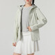 安德玛（Under Armour）UASTORMPROOF纯色连帽拉链设计长袖夹克外套女款绿色 绿色 S
