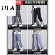 La Hailan Home Same Emir Jeans für Männer 2025 Neue Frühlings- und Herbst -Herrenhosen losen Sommerjungen neun S336 Black Grey + 9854 Black Grey Regular S