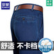 
Romon 2025 spring and summer new men's jeans high waist loose straight middle-aged and elderly casual pants thin trousers 3892 models deep blue [summer] thin 29 [waist circumference 2 feet 2]