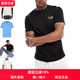 阿玛尼（Emporio Armani）EA7 男士纯棉修身时尚休闲短袖T恤 黄色 U7036 XS/M 在途7月底发 XS