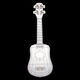 Qiangu Crystal Transparent 21 Inch Ukulele Female Small Guitar Beginner Playing Level Uklili Transparent Sakura + Accessories 21 Inch