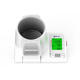 Méthode Keshiyin Mémoire de pression artérielle électronique Type de cylindre à double mode Hypertension Hypertension Instrument de mesure de la pression artérielle de maison Laoren Hôpital S691L Cylindre STANDARD VERSION-KESHIYIN + OSCILLOSCOP