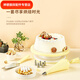 Chaosihui Nordic Yellow Series Cake Turntable Decoration Turntable Baking Utensil Set Home Birthday Baking Cake Utensils (Lemon Yellow)-Package 1