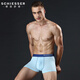 SCHISERSER MENSER UNTERSICHT PURS DER Dünne Frühlings- und Sommer Mid-T-T-T-T-T-T -3-Herren-Ecke Herrenboxer Unterwäsche atmungsaktive große Shorts Offizielle Flagge 13977 Farbe Blau/Prinzessin M.