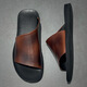 DIFANPU International Luxury Brand Herrenschuhe 2025 Neueste Sommer-Slipper High-End-Freizeitschuhe bequeme weiche Sohle Flip-Flops Black [Brand Gift Box] 38