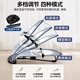 Mengyier mecedora Baby Coaxing Artifact Cooxing Baby para convencer al bebé a la cuna del sueño reclinable reclinable silla de ajuste ajustable silla calmante gris [doble red transpirable] juguetes cognitivos