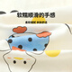 Badibadi Autumn New Pure Cotton Baby and Children's Home Clothes Set pour les hommes et la même combinaison de climatisation des femmes Polka Dot Duck 100