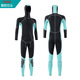 Nitescuba hooded wetsuit for men 3/5/7MM warm winter swimsuit, cold-proof wet surfing suit, snorkeling one-piece wetsuit for women, 3MM plastic puller S (height 150-160CM, weight 45-52KG)