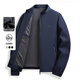 Woodpecker (TUCANO) Middle-aged Men's Dad Spring Jacket Top Middle-aged Men's Jacket Men's Spring and Autumn Business Casual Men's Clothing N9756 Black M /170 [suitable for 80-100Jin [Jin equals 0.5 kg]]