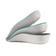 Zusheng 2 pairs of heightening insoles for men and women, three-point soft pads, high elasticity, sweat-absorbing, breathable, sports invisible heightening pads and half pads