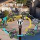 瑞禾儿童遥控飞机歼20无人机生日礼物男孩玩具直升战斗机充电耐摔航模 特技飞行【绿色三组电池36分钟】