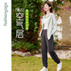 
Fansheng Yoga Wear Fashionable, versatile, simple and basic comfortable outdoor leisure running fitness sports trousers F15911 milky white S