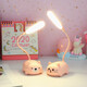 USB plug-in table lamp LED cartoon desktop ornament children's gift night light cute little table lamp kindergarten gift cute pet animal + plug-in model random color