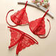 SEXY e interesante ropa interior de gran talla de gran tamaño, tanga sin entrepierna en la cama, coqueteo caliente, juego de pasión de ropa interior +1391 Red Bellyband 80-120Jin [Jin es igual a 0,5 kg] entrega confidencial