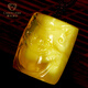 Carol auxiliary first title ring, beeswax pendant for men and women, gold twisted honey carving, natural amber pendant, unique gift