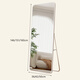 L&S dressing mirror full-length mirror home bedroom floor mirror clothing store fitting mirror internet celebrity large mirror JY89 white 146*36 high-definition imaging + damage guarantee