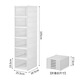 Nature House installation-free shoe cabinet shoe box transparent foldable all-in-one shoe storage box high-end entrance door shoe shelf white-6 layers installation-free thickened material