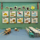 El Jiagong Huanchuang Tema de la pared Producto terminado un grano de la historia de arroz Hosting Canteen Corridor Decoración de pared cultural X1098-B Modelo de 5 mm Board de Cherv 0CM*0CM