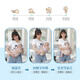 CLCEY newborn simple baby strap front horizontal baby turban single shoulder small-month-age summer baby hugging artifact grey net style super breathable (shoulder strap pattern