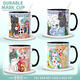 Sanqi Tiger Comic Peripheral Ceramic tasse tasse Tianlu Dit Dit Lapin Ye venti
