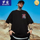 Romon Herren American Casual Locky großarztes T-Shirt für Männermodemarke Fett und Fett plus großer runder Nacken halbärmelig dünn A6623-weiß 2xl (Empfohlen 140-160jin [Jin gleich 0,5 kg]))